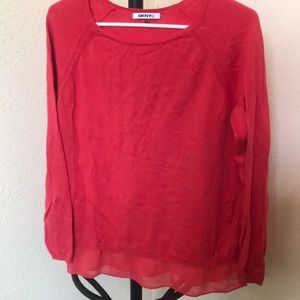 FREE WITH PURCHASE DKNYC coral sweater